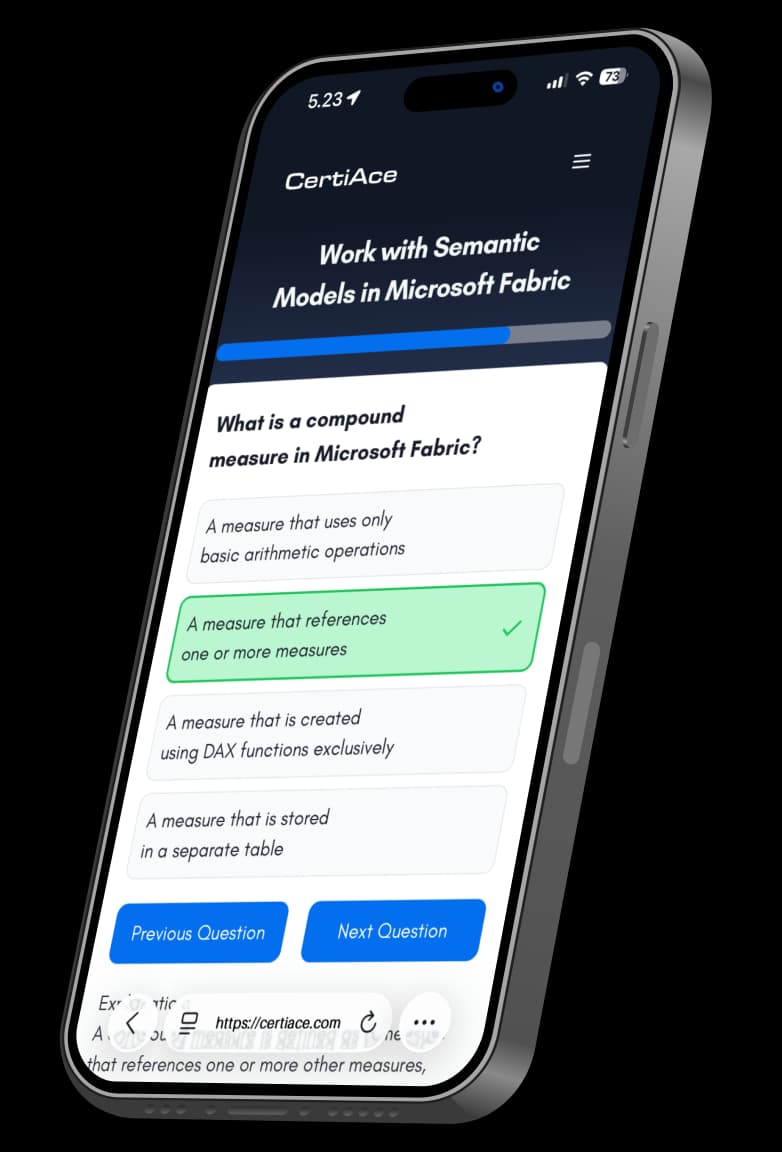 CertiAce on mobile